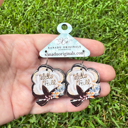 Fall Cotton Earrings