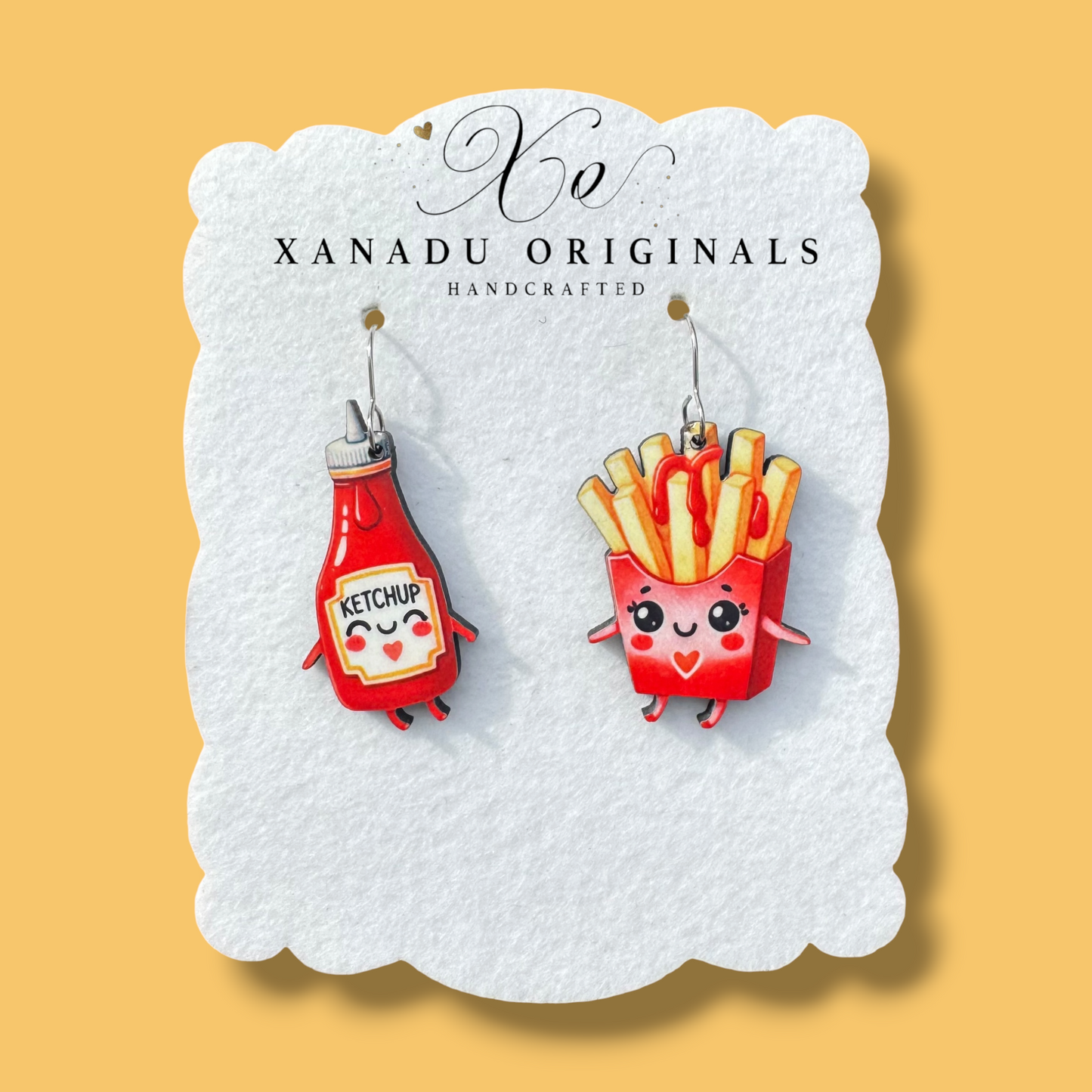 Ketchup To My Fries Earring