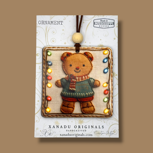 Beary Tapestry Christmas Ornament