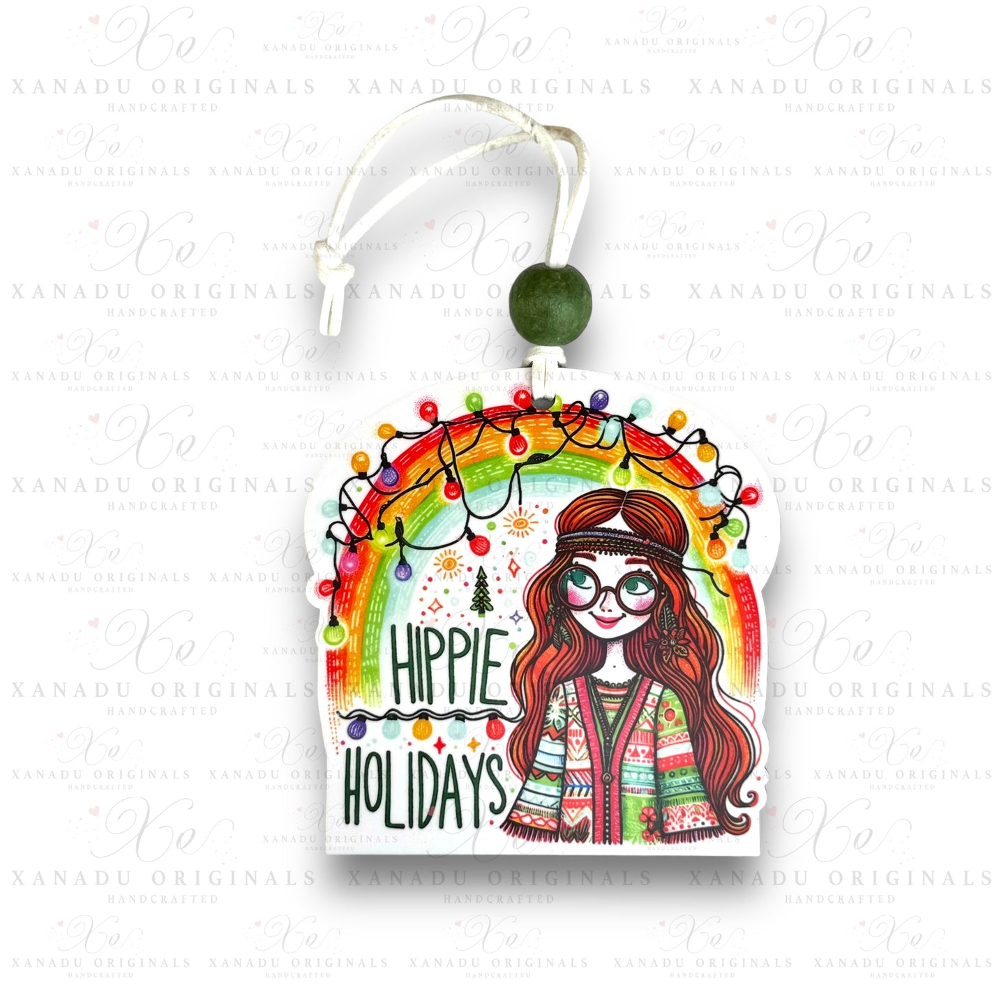 Hippie Holidays Ornament