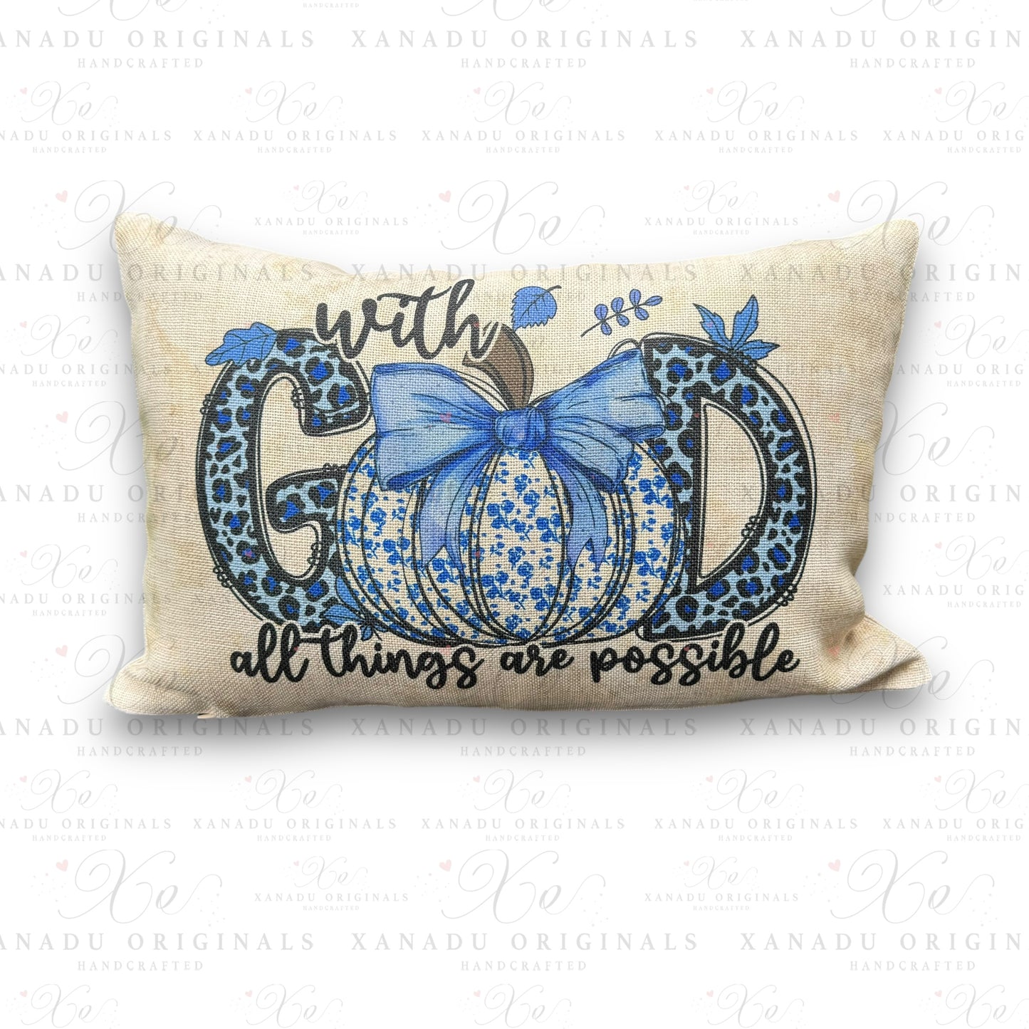 Chinoiserie God Pillow | 12x18