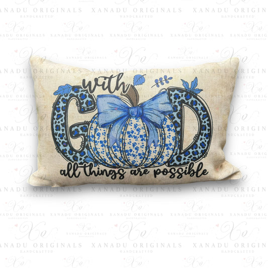 Chinoiserie God Pillow | 12x18