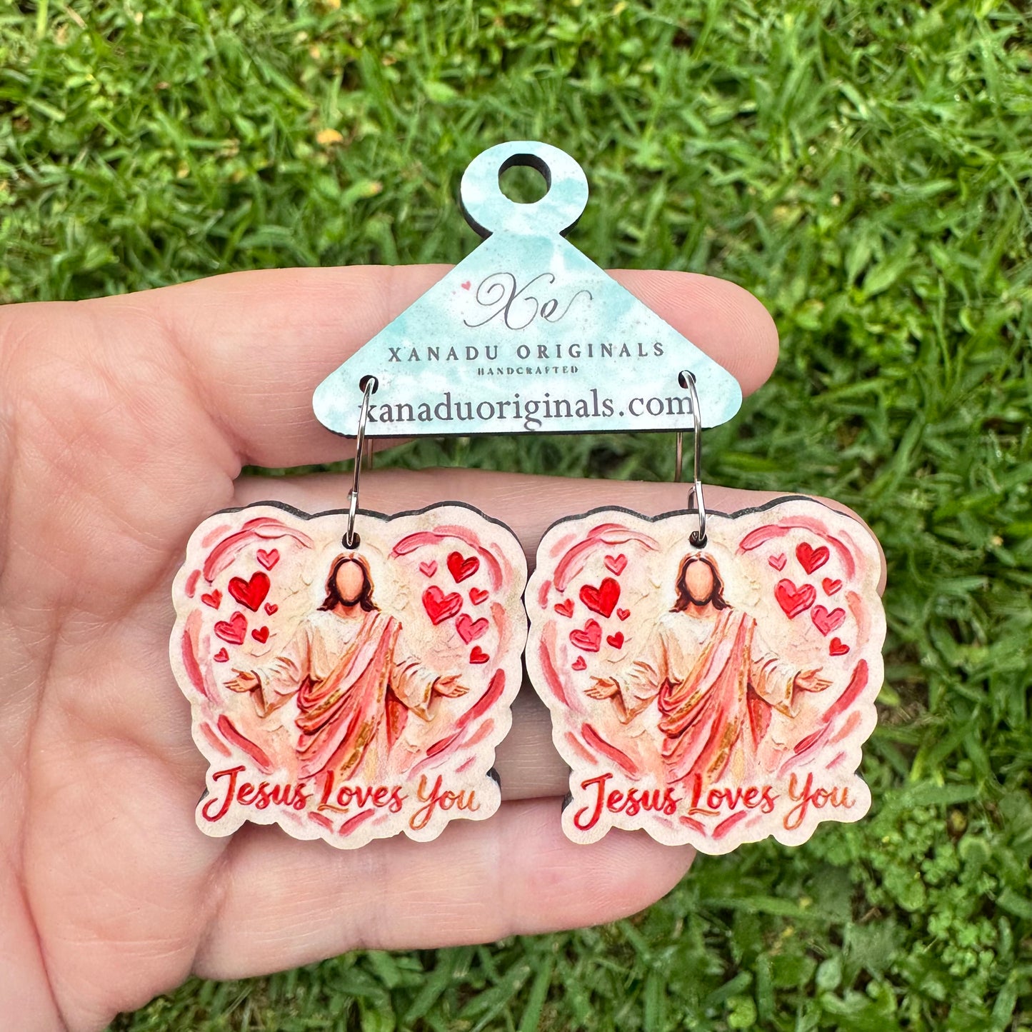 Jesus Loves You Earrings