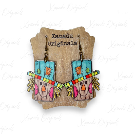Bright Scarecrow Earrings