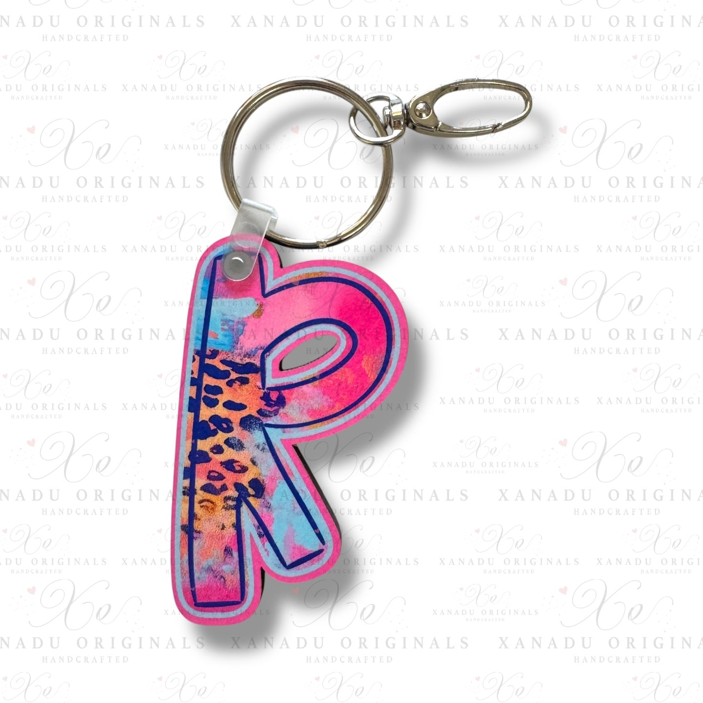 Funky Feline Alpha Keychains (A-Z) | Bag Tag