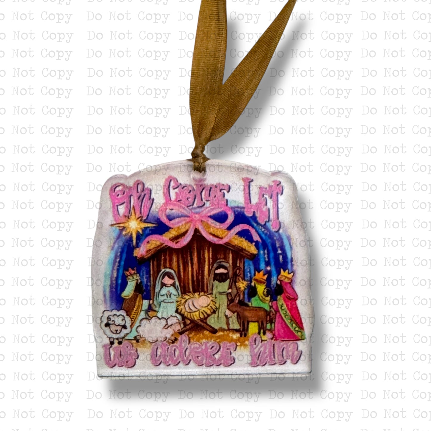 Adore Him Nativity Mini Ornament