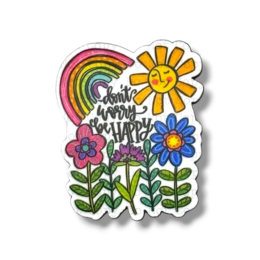 Don't Worry Be Happy Lapel Pin