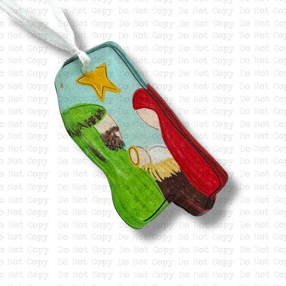 Mississippi Nativity Gift Mini Ornament