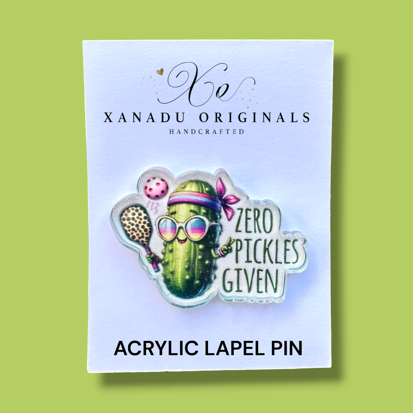 Zero Pickles Given Lapel Pin