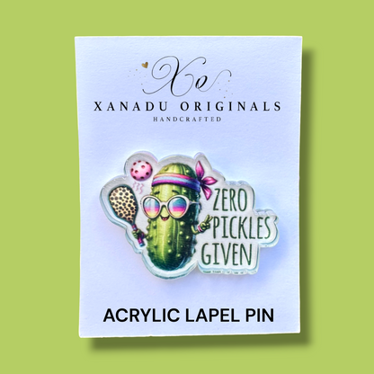 Zero Pickles Given Lapel Pin