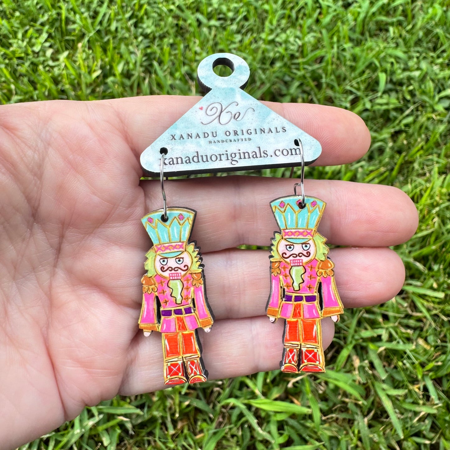 Bright Nutcracker Earrings