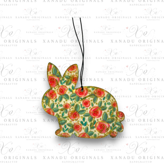 Floral Bunny Air Freshener | Unscented