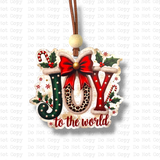 Joy To The World Christmas Ornament