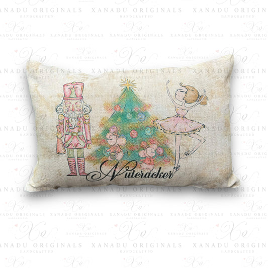 Pastel Nutcracker Pillow | 12x18
