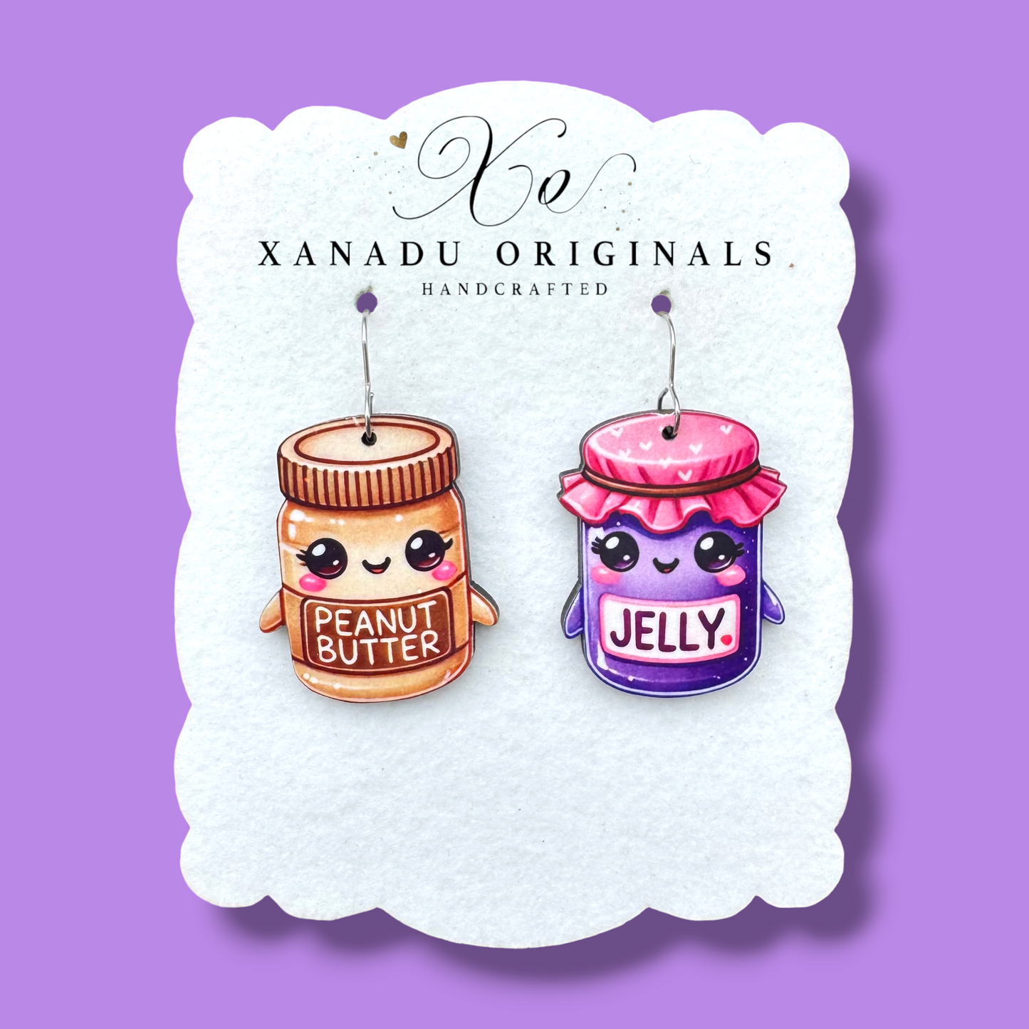 PB and J Earring