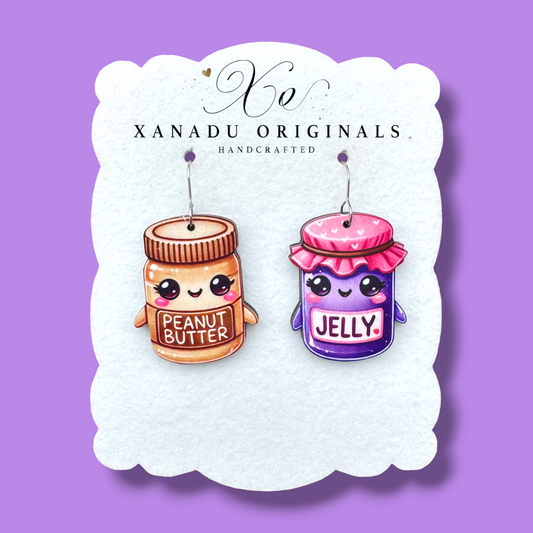 PB and J Earring