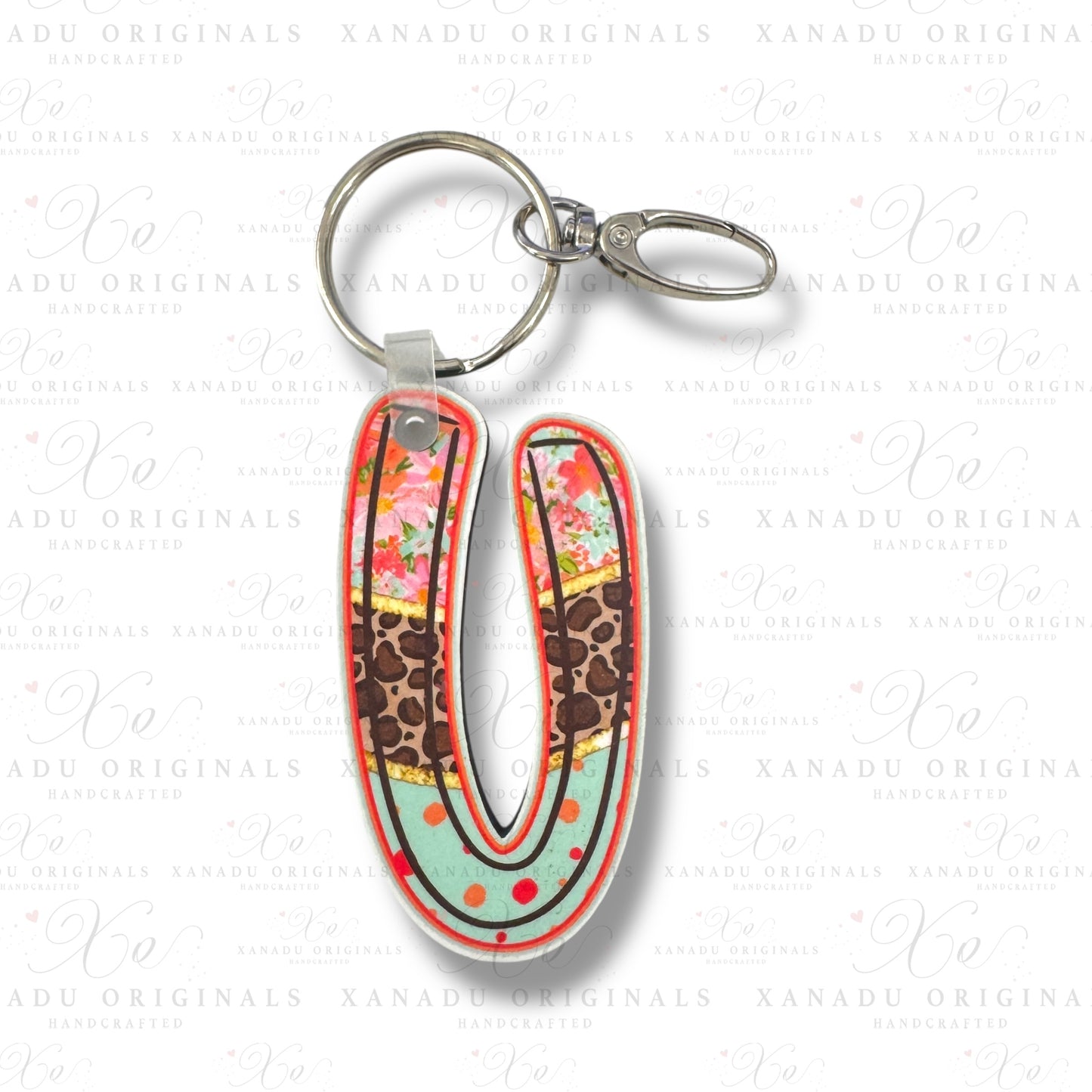 Blooming Safari Alpha Keychains (A-Z) | Bag Tag