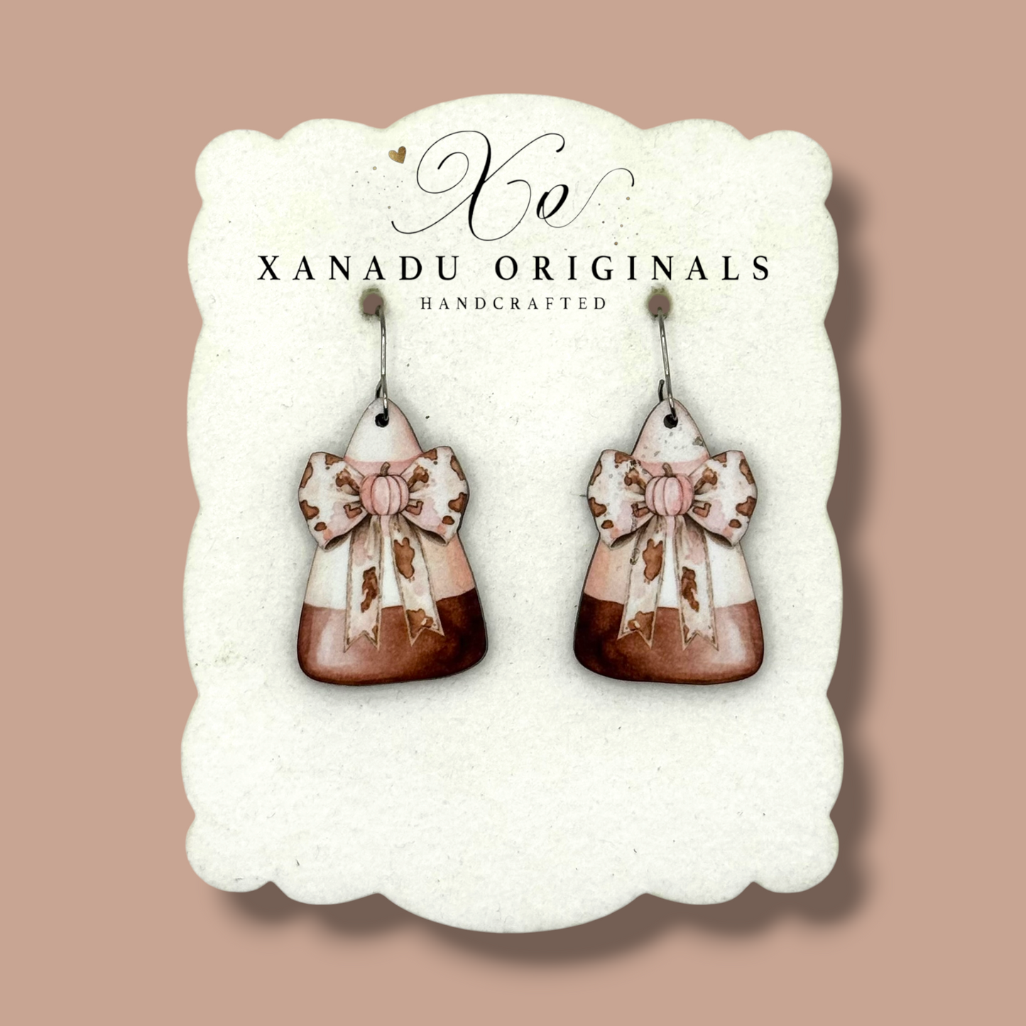 Western Candy Corn Earrings
