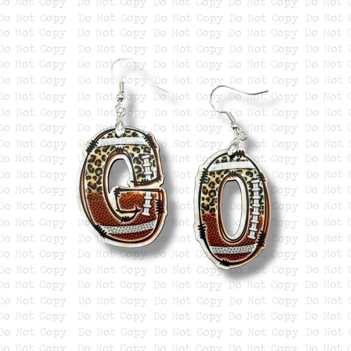 GO Football Earrings