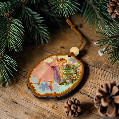 Ballerina Heirloom Christmas Ornament