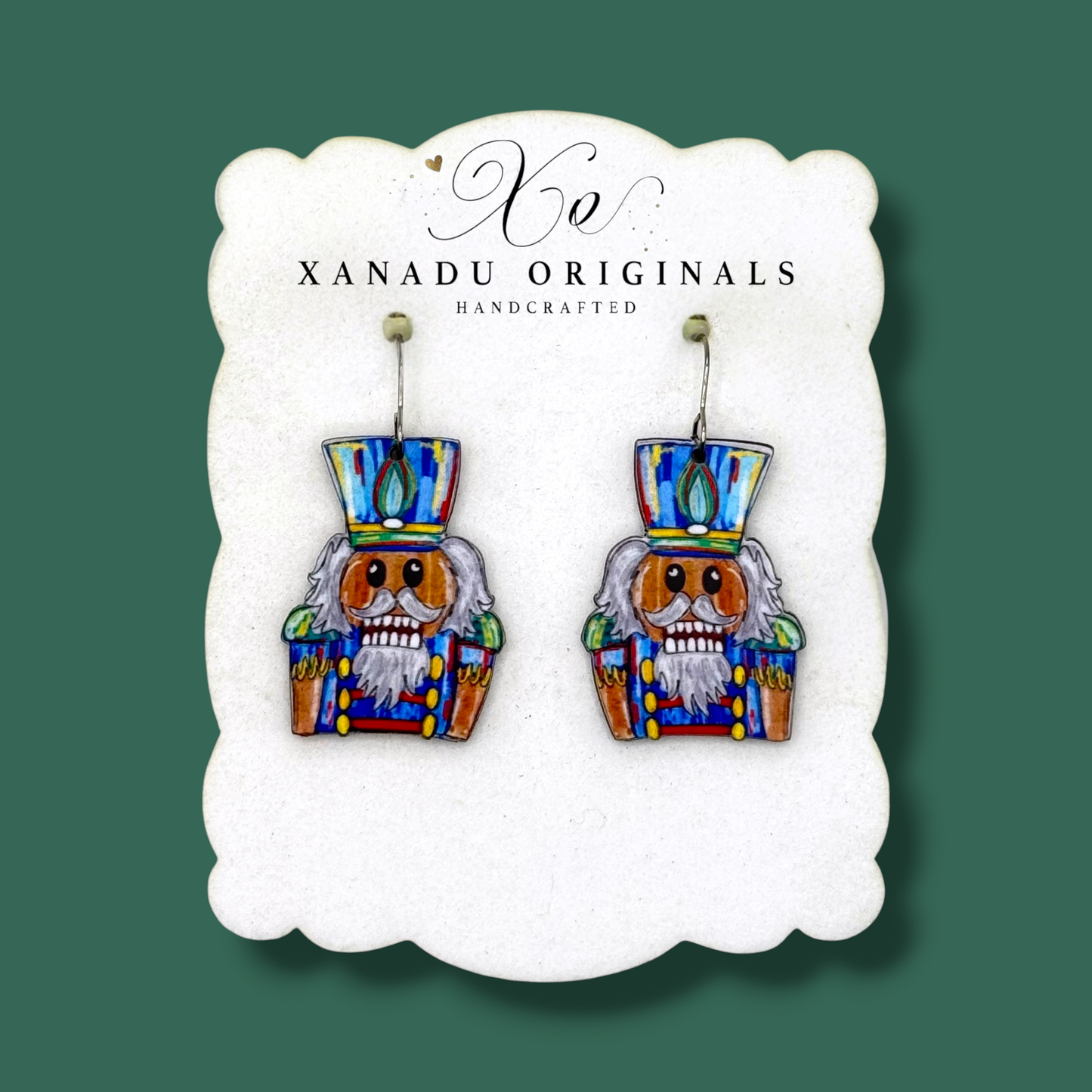Textured Nutcracker Earrings