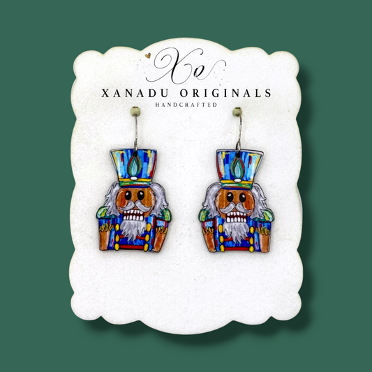 Textured Nutcracker Earrings