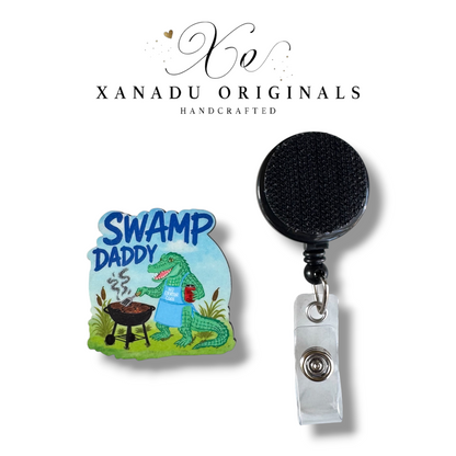 Swamp Daddy Interchangeable Badge Button with Reel Option