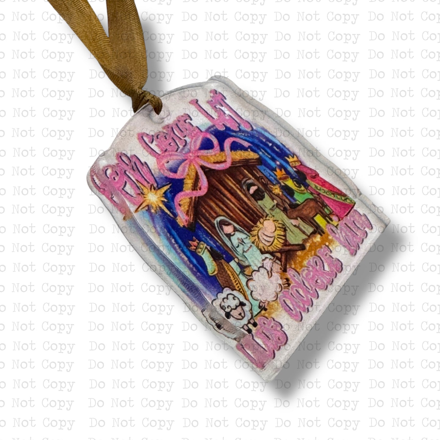 Adore Him Nativity Mini Ornament