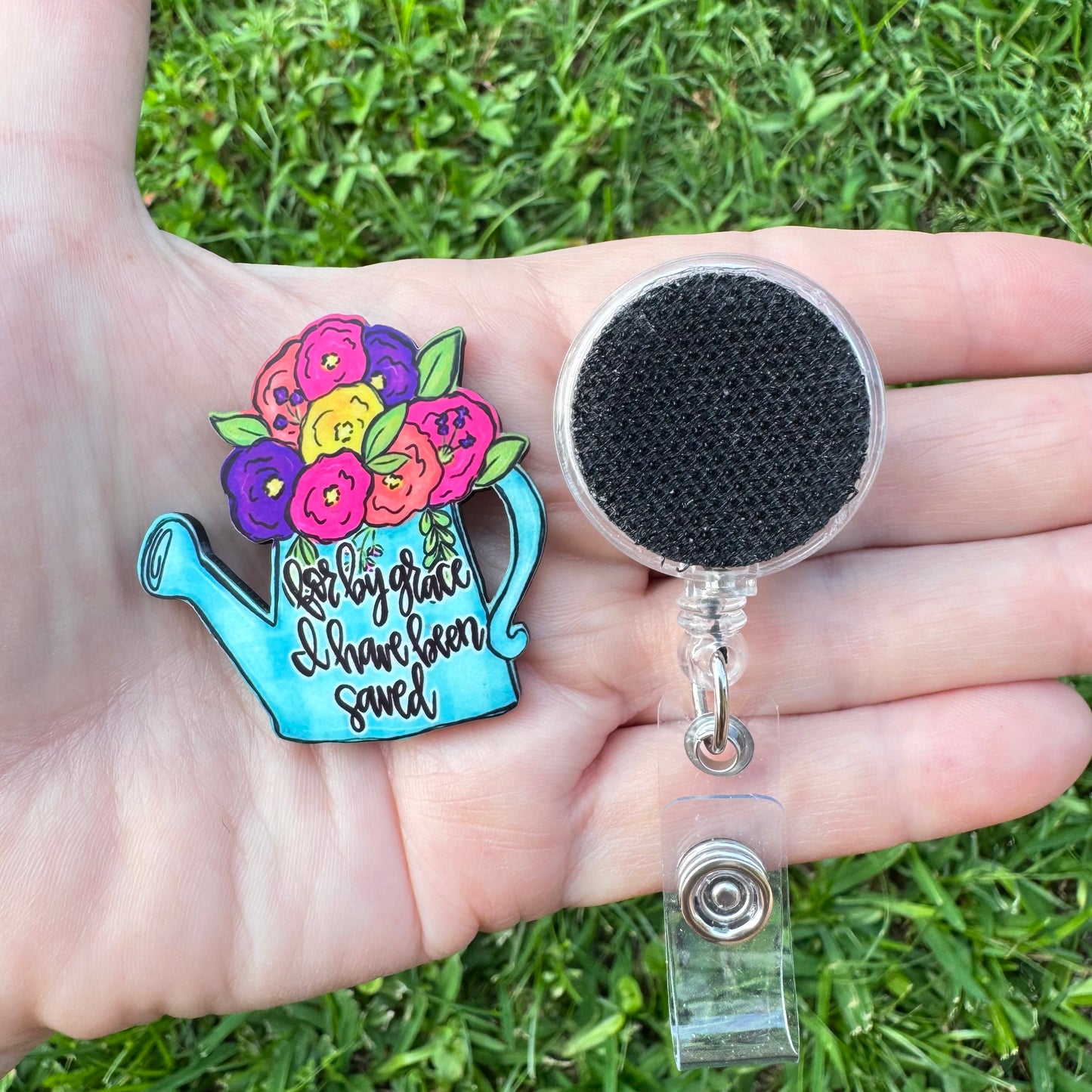 I Have Been Saved Retractable Badge Reel
