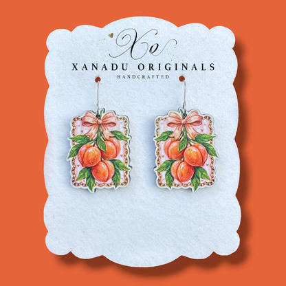 Peach Earrings