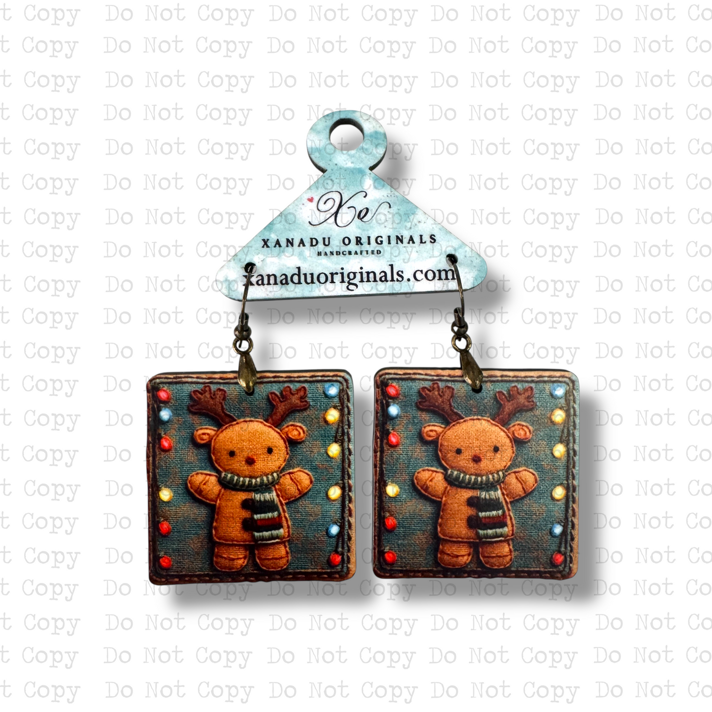 Reindeer Tapestry Earrings