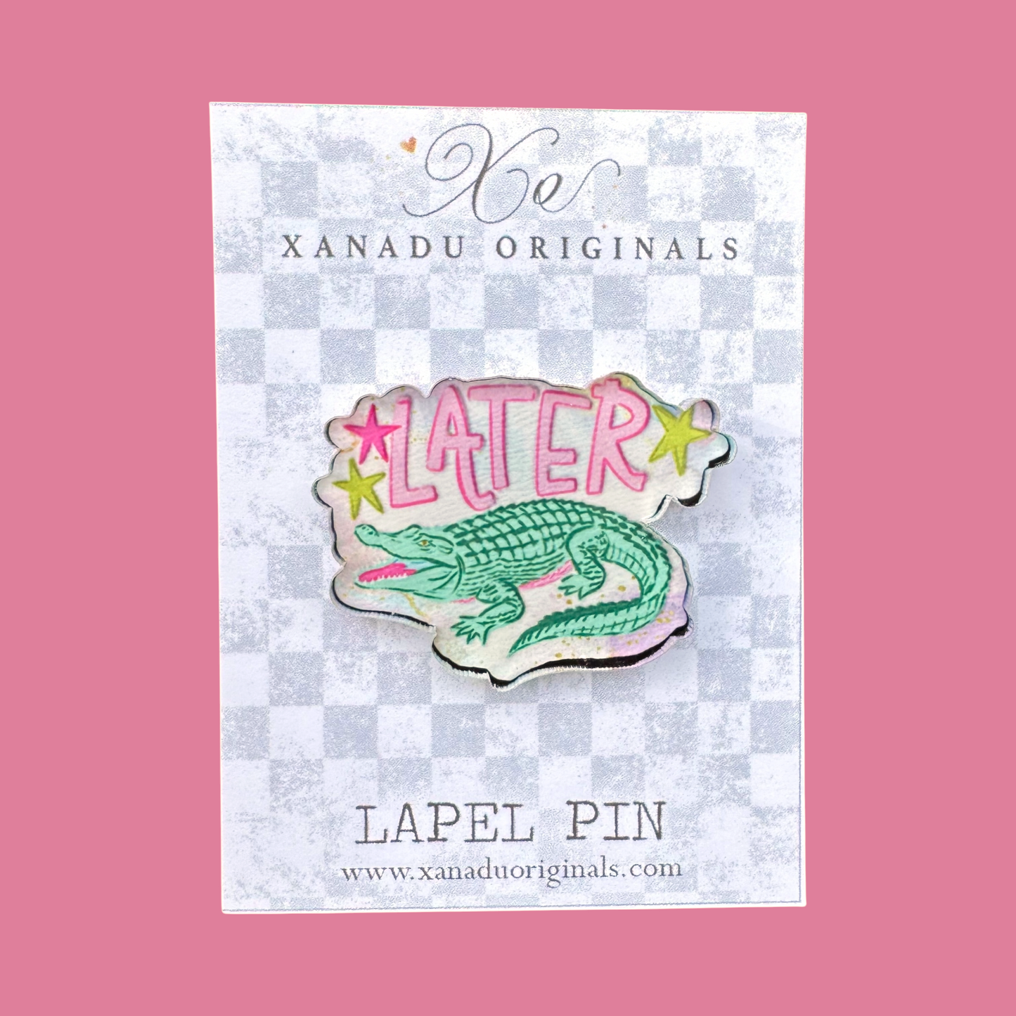 Later Gator Lapel Pin