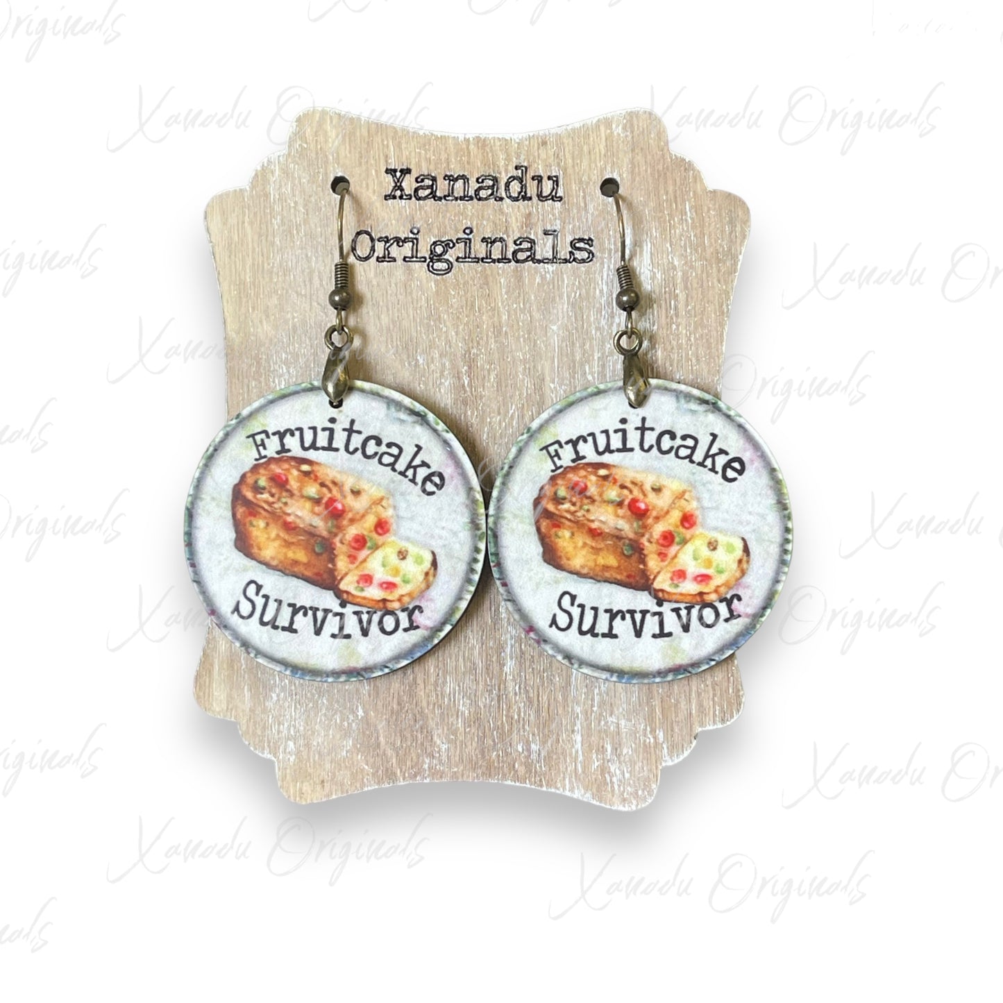 Fruitcake Survivor Earrings