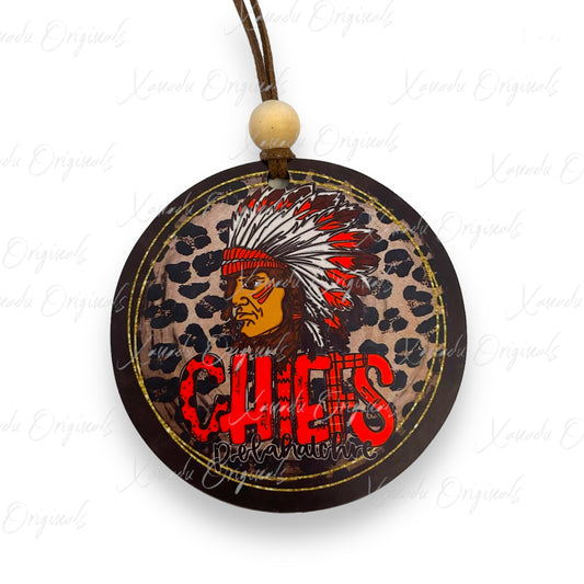Pelahatchie Chiefs Leopard Ornament