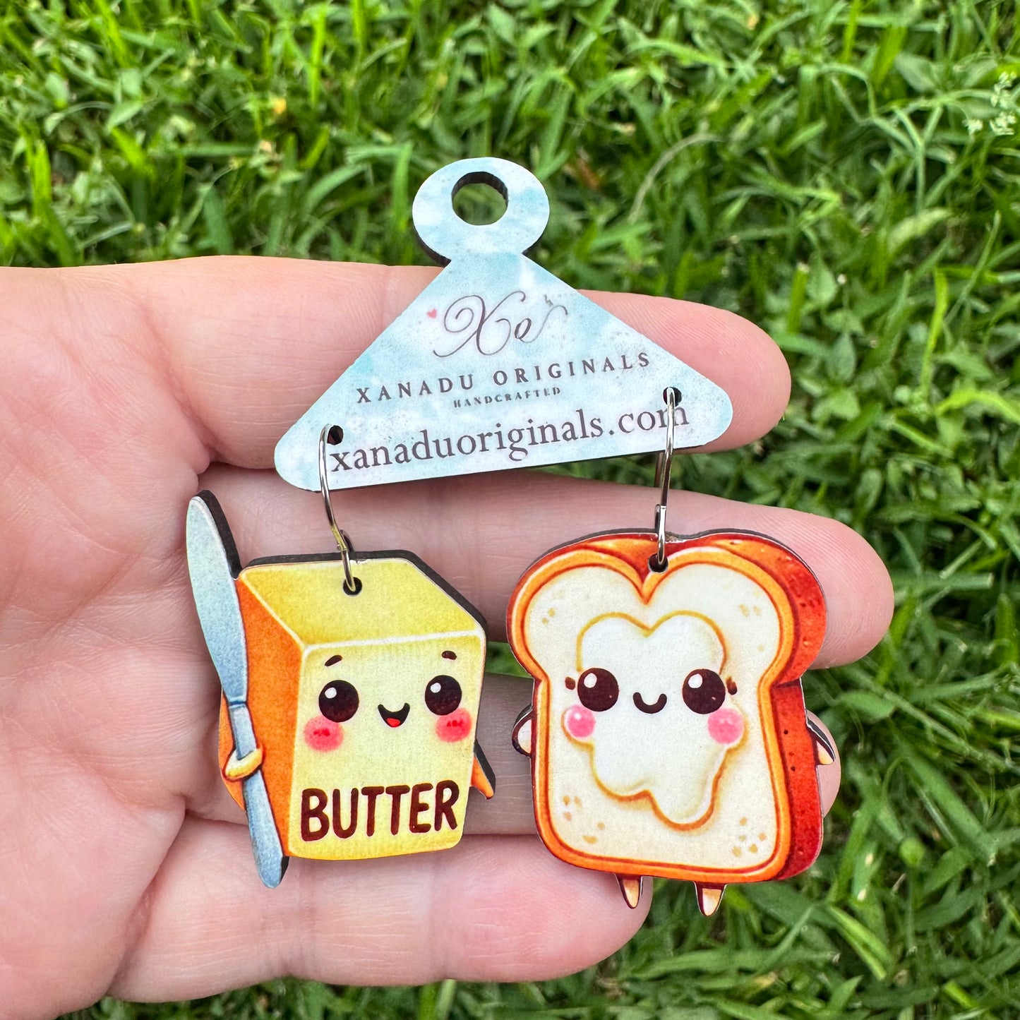 Butter To My Bread Earring