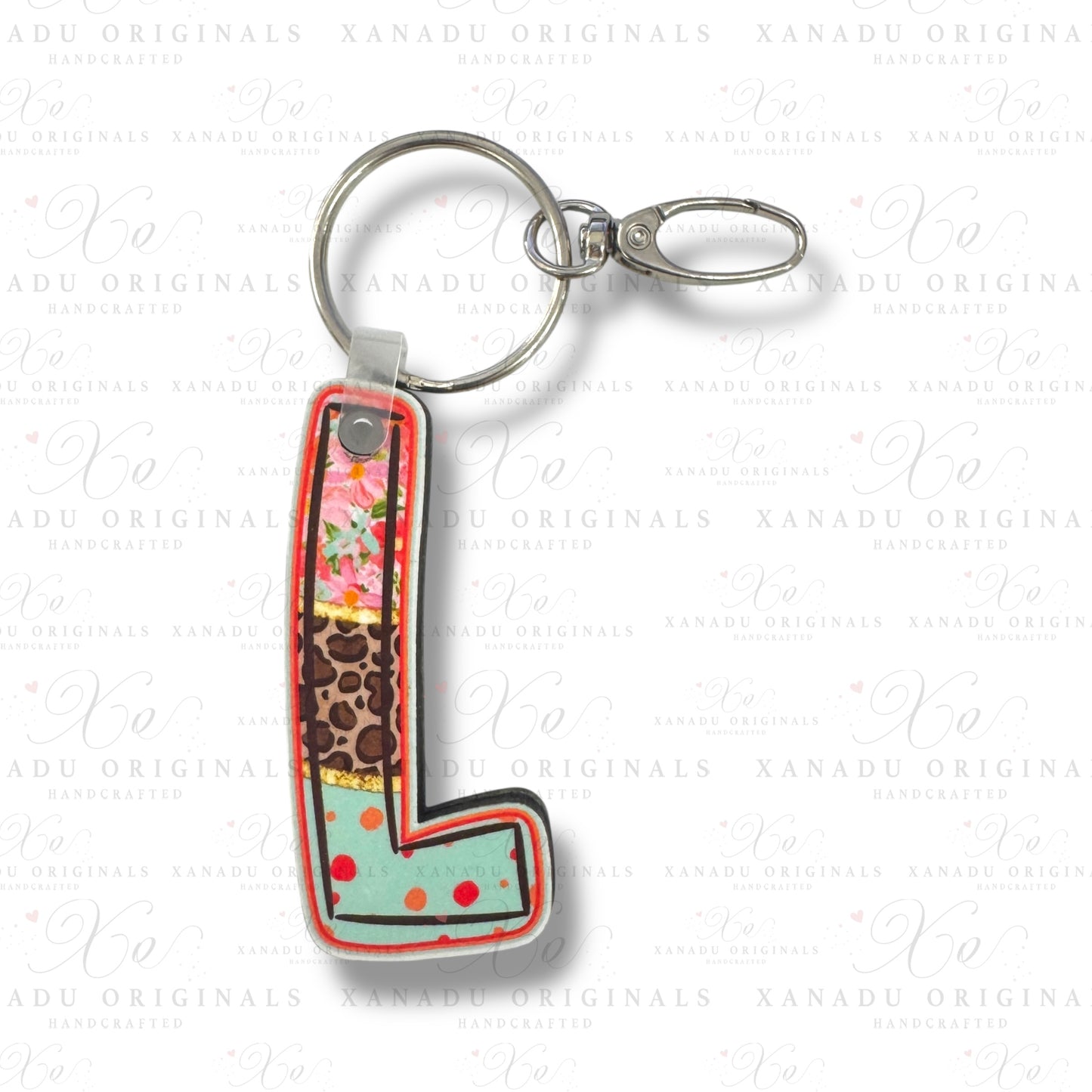 Blooming Safari Alpha Keychains (A-Z) | Bag Tag