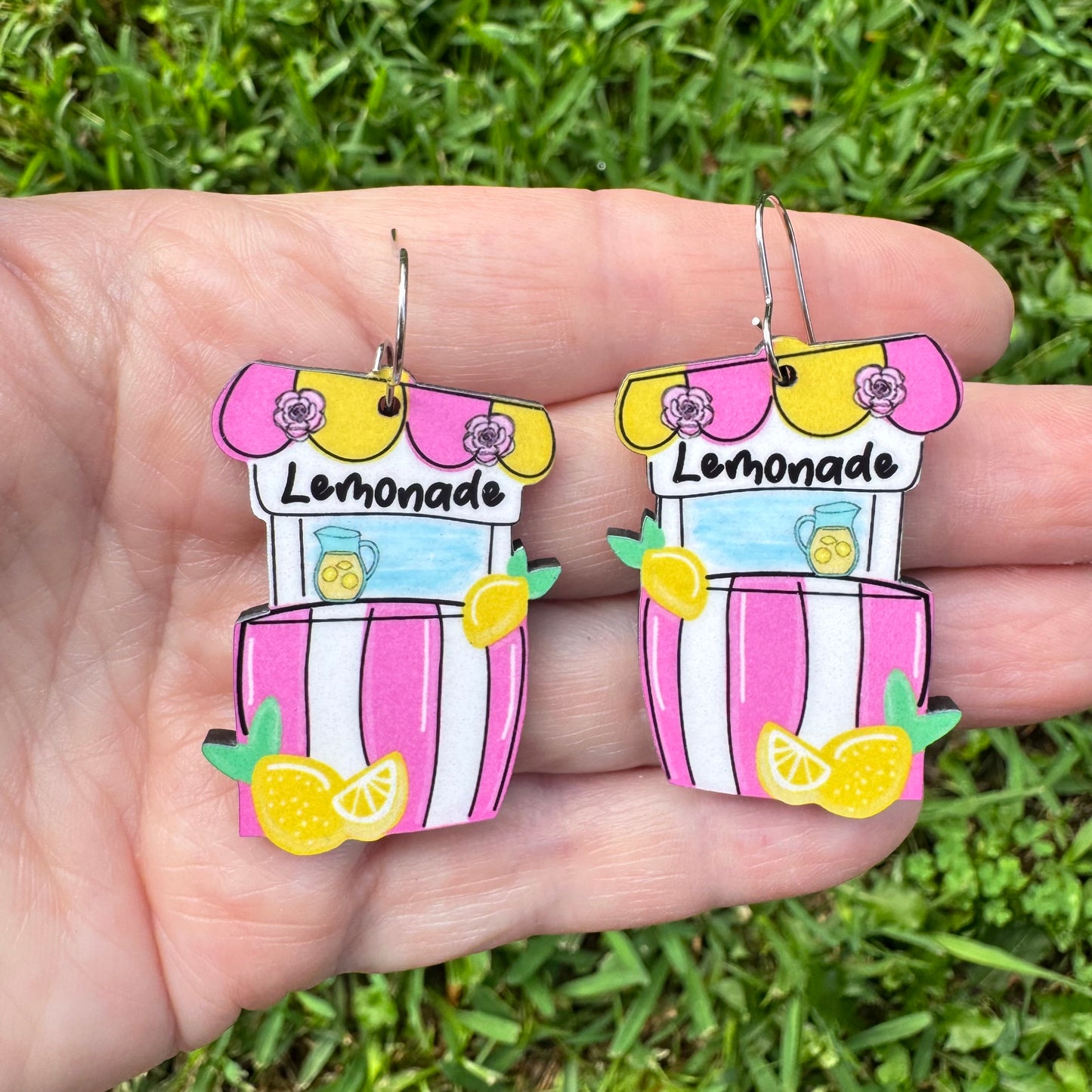 Lemonade Stand Dangle Earrings
