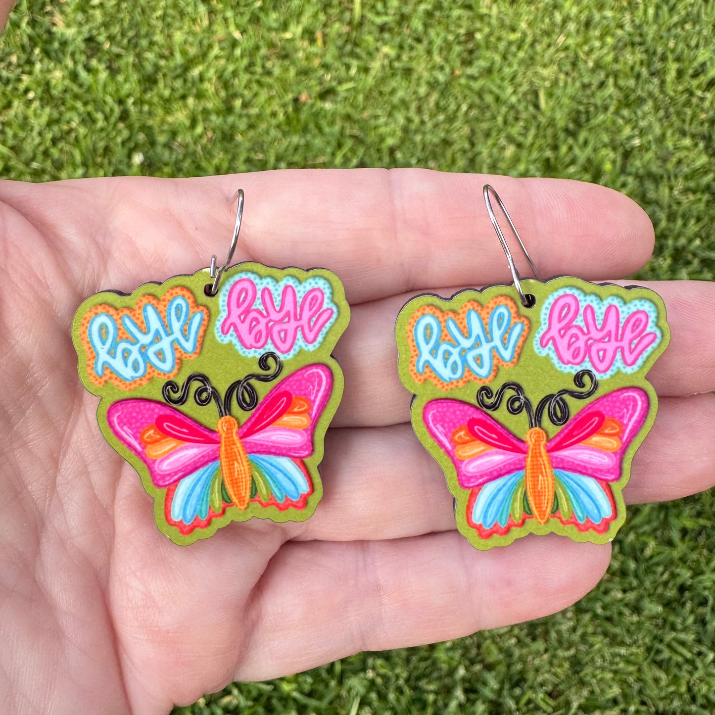 Bye Bye Butterfly Dangle Earrings
