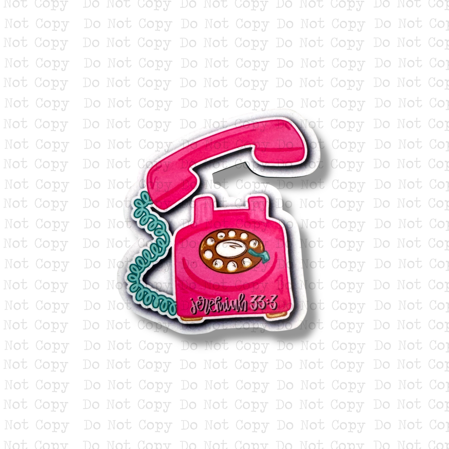 Jeremiah 33:3 Phone Magnet