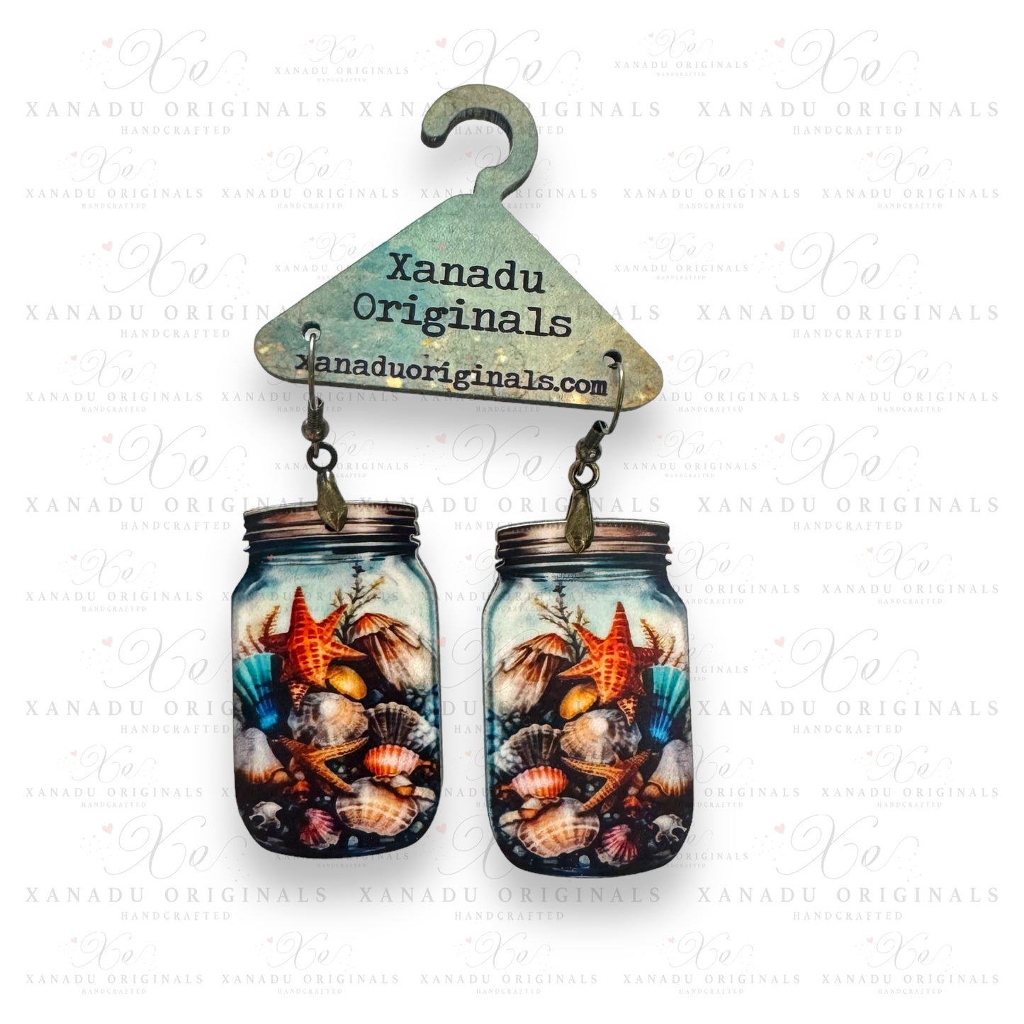 Seashell Jar Earrings