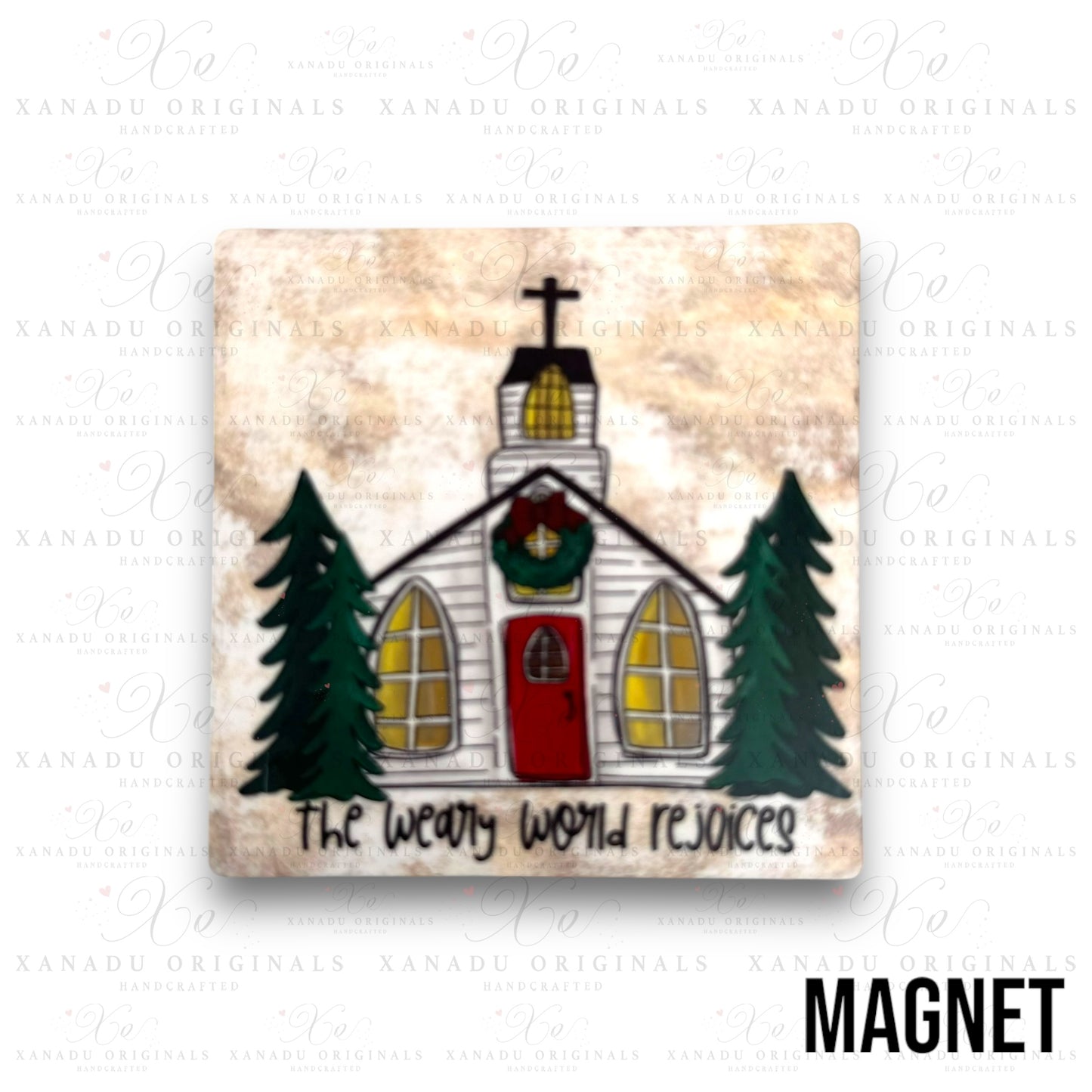 The Weary World Rejoices Magnet