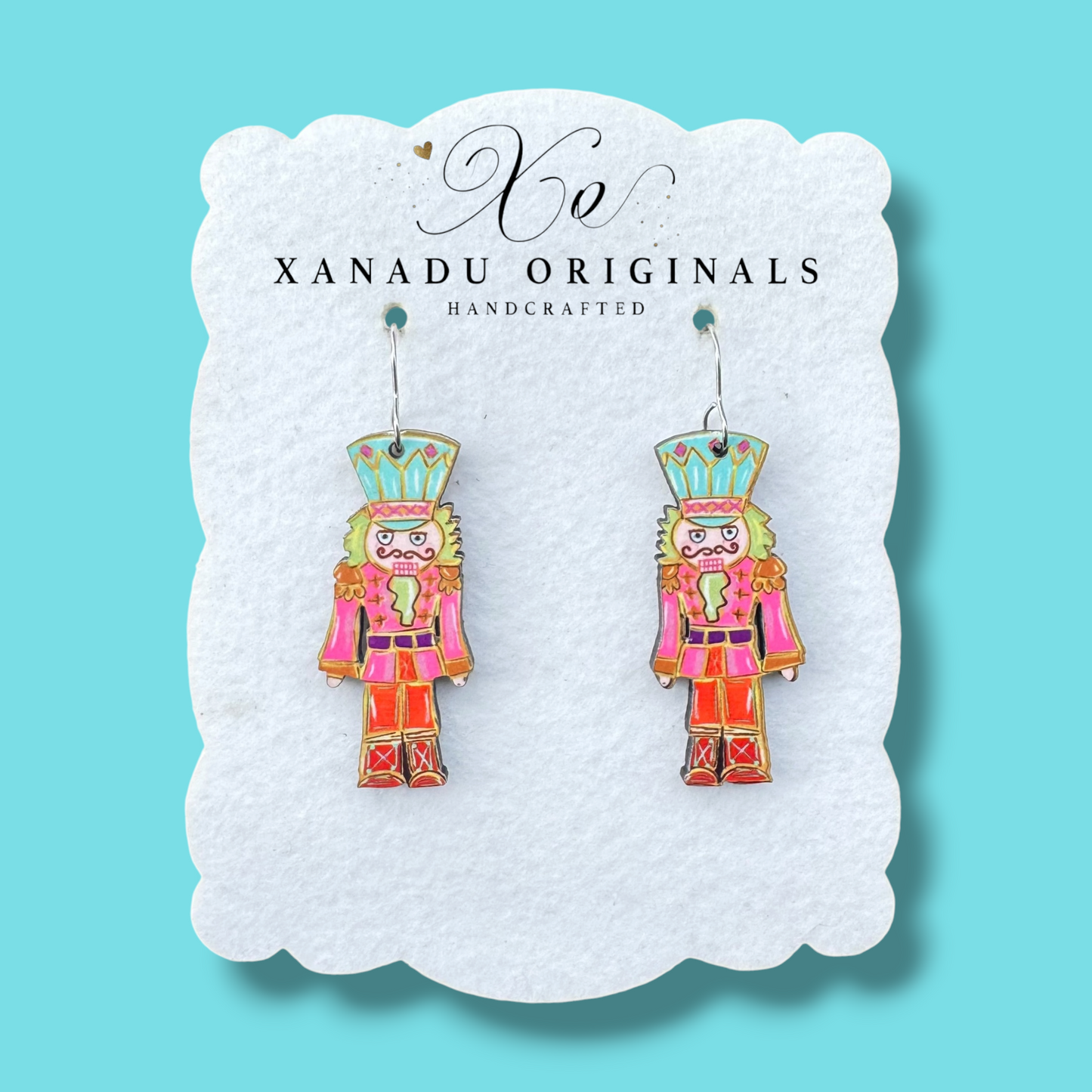 Bright Nutcracker Earrings