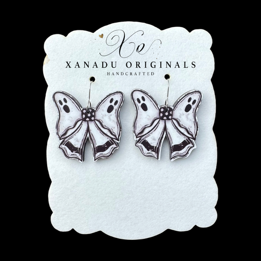 Ghost Bow Earrings