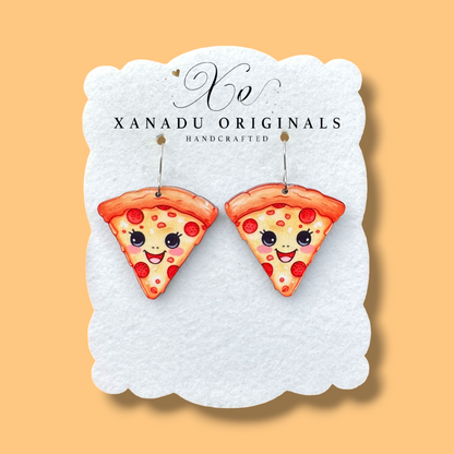 Happy Pizza Earrings