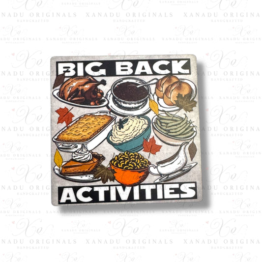 Big Back Activities Magnet