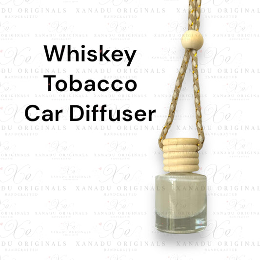 Whiskey/ Tobacco Scent Car Air Freshener