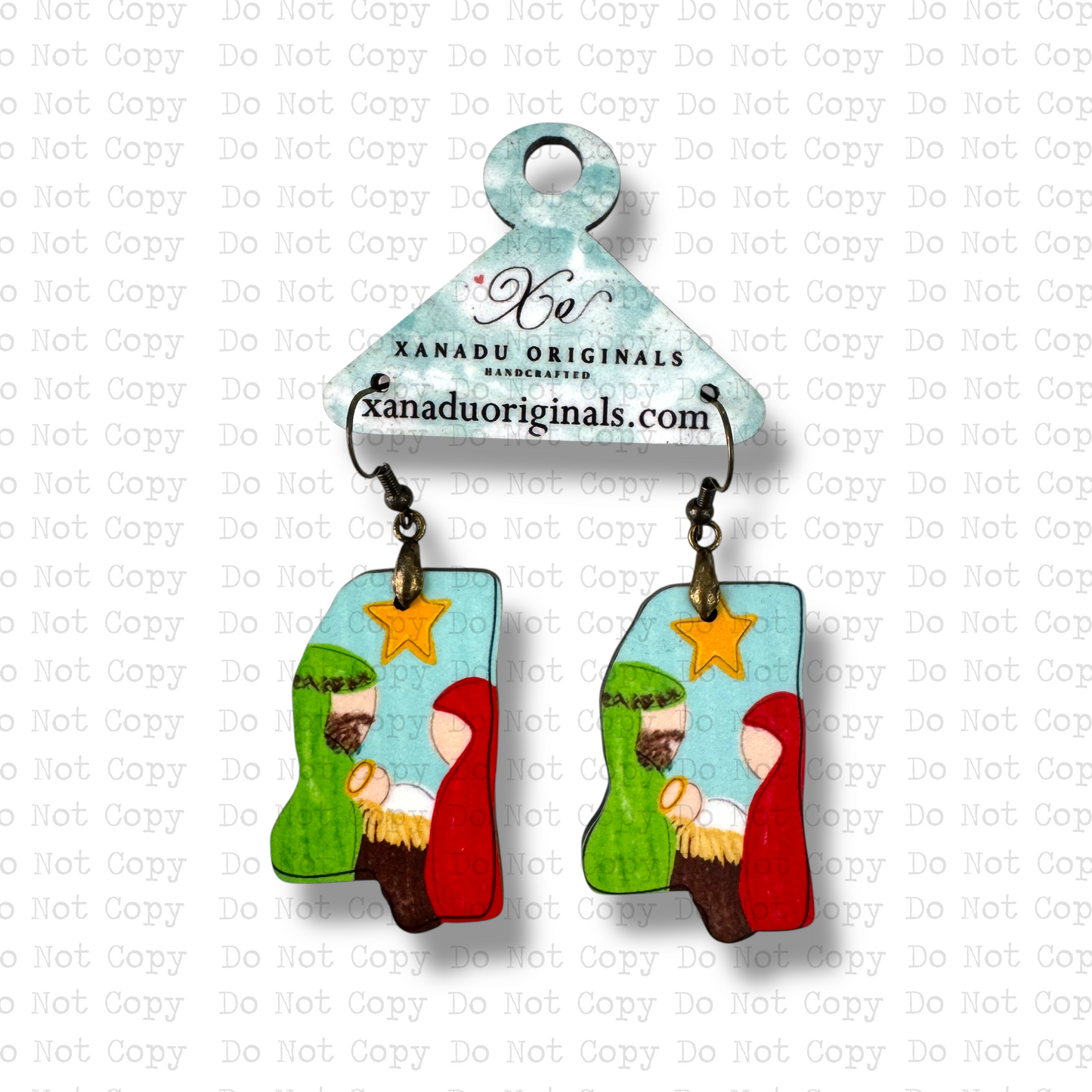 Mississippi Nativity Earrings