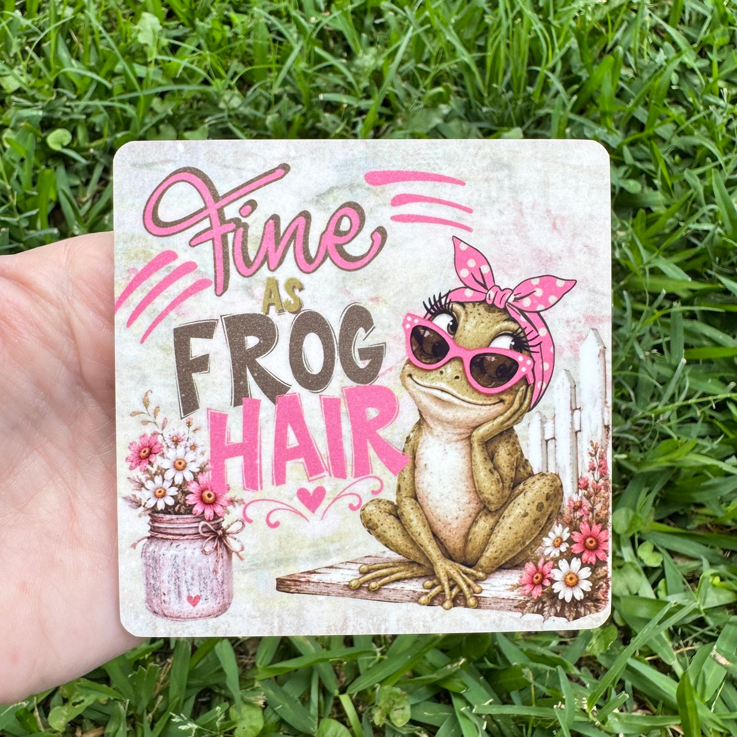Fine As Frog Hair Coaster