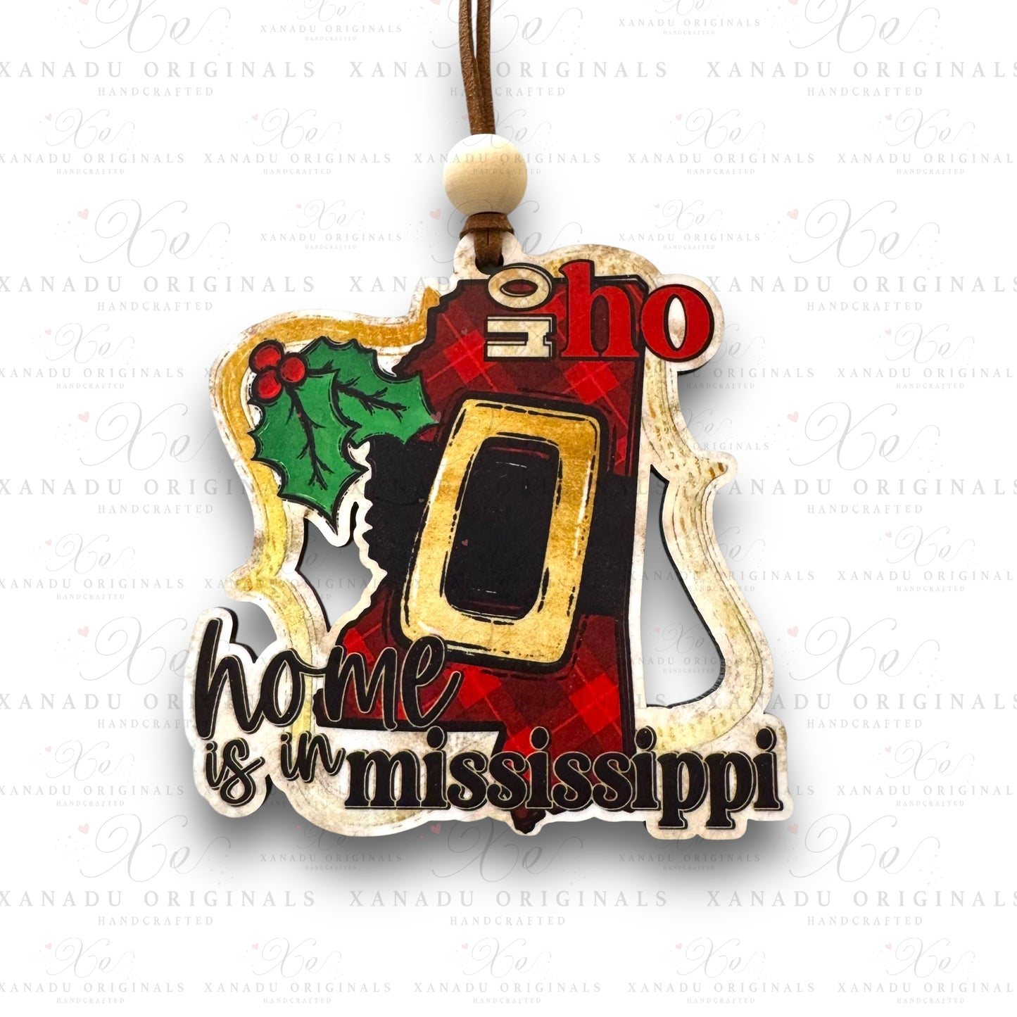 Home Is In Mississippi Ornament