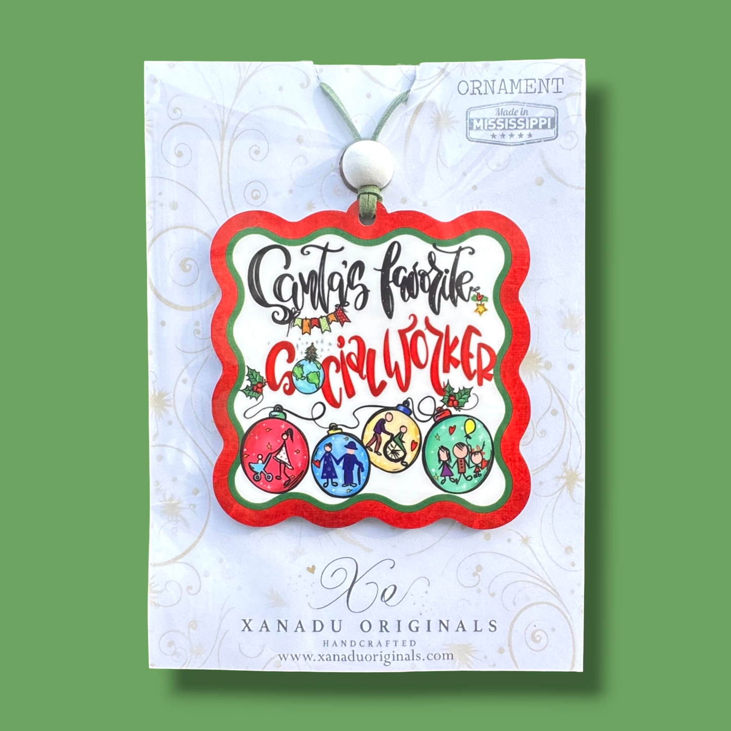Personalized Career Christmas Ornaments | Custom Job Title Gift